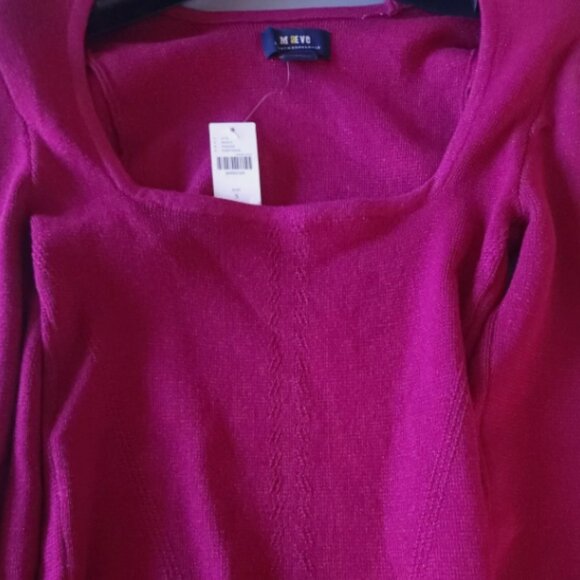 Brand New Maeve Square-Neck Bell-Sleeve Sweater - Picture 6 of 11